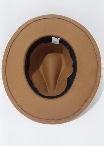 Bej Süet Bohem Şapka - Görsel 5