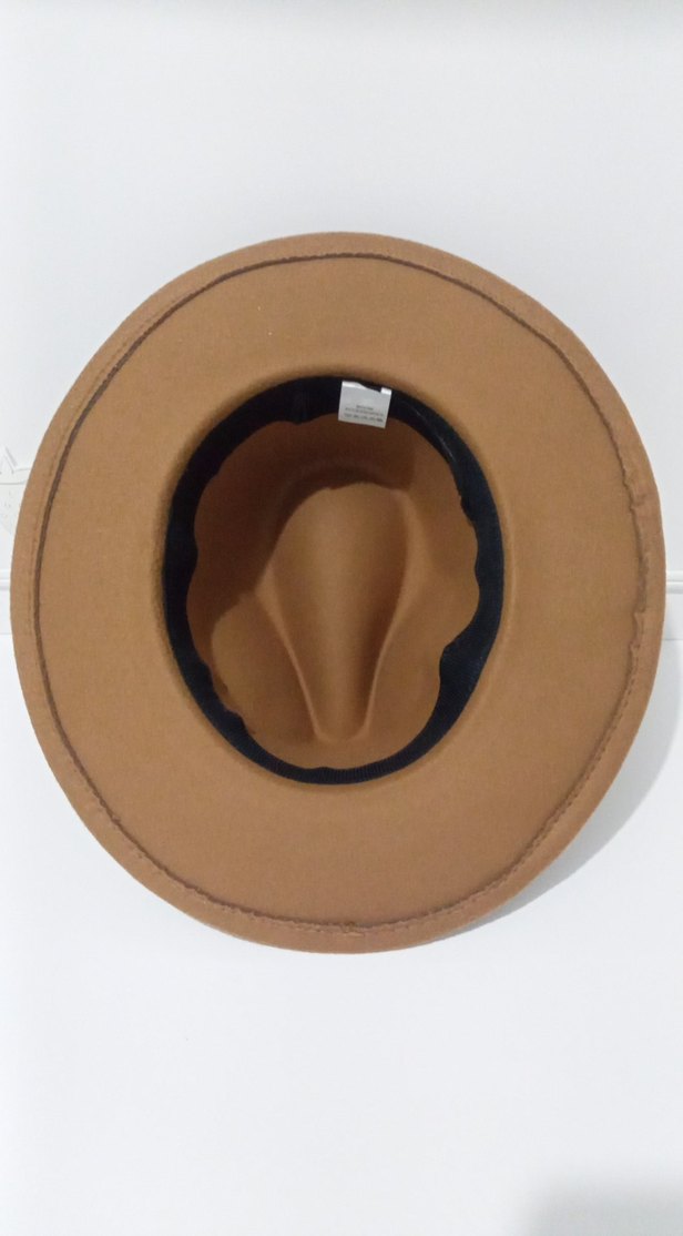 Bej Süet Bohem Şapka - Görsel 5