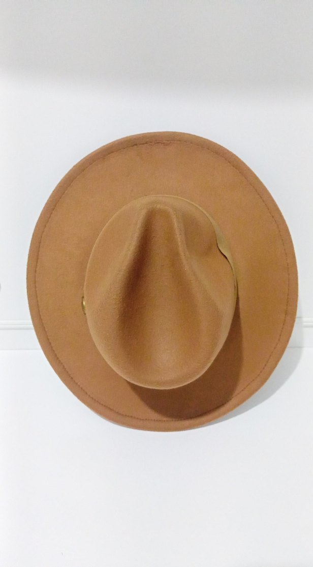 Bej Süet Bohem Şapka - Görsel 3