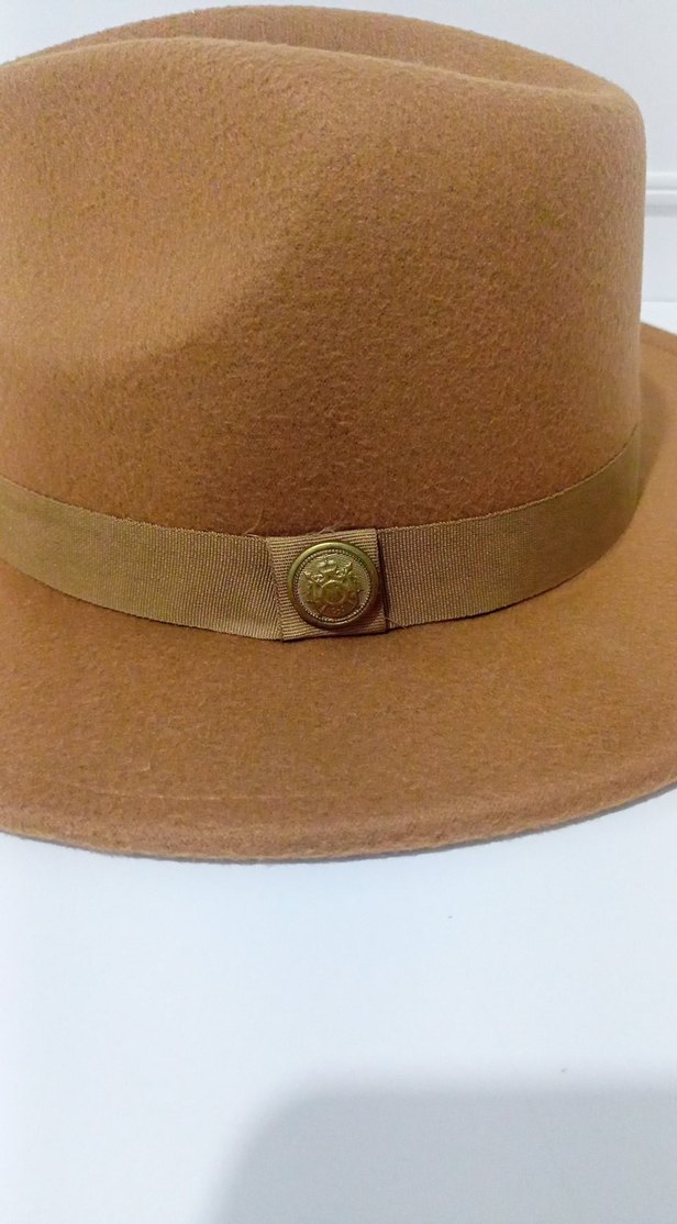 Bej Süet Bohem Şapka - Görsel 4