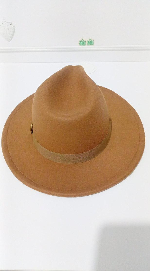 Bej Süet Bohem Şapka - Görsel 2