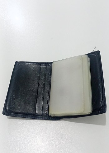 Siyah Minimalist Erkek Cüzdan - Görsel 3