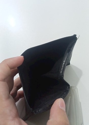 Siyah Minimalist Erkek Cüzdan - Görsel 5