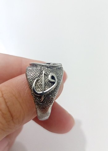 Erkek Gri Minimalist Yüzük - Görsel 2