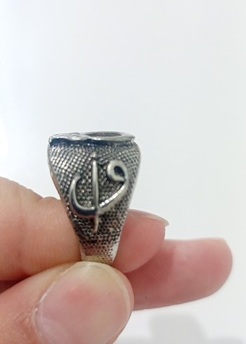 Erkek Gri Minimalist Yüzük - Görsel 3