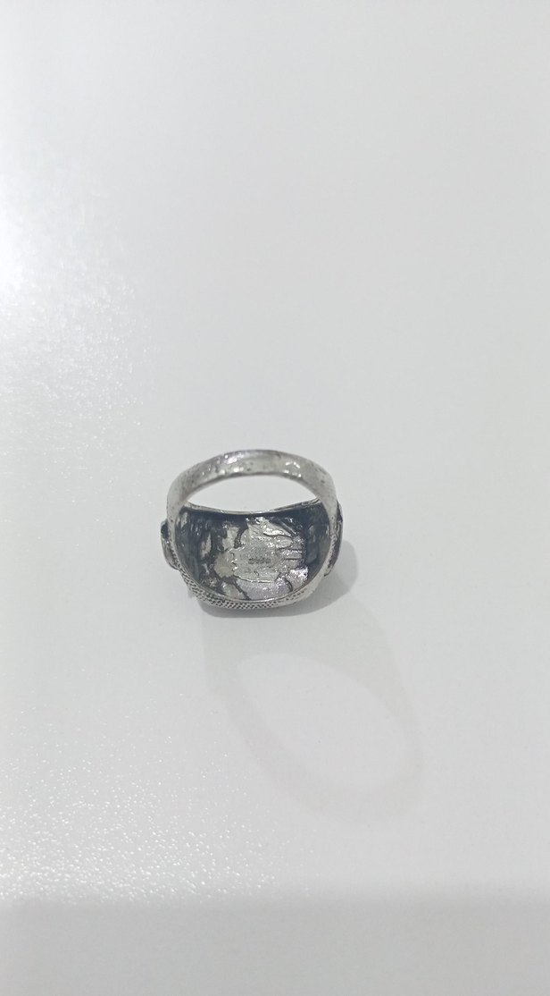 Erkek Gri Minimalist Yüzük - Görsel 5