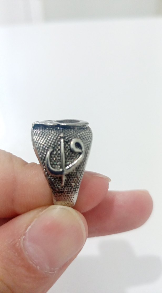 Erkek Gri Minimalist Yüzük - Görsel 3