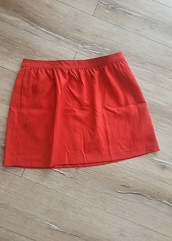 Kırmızı Mini Kadın Etek