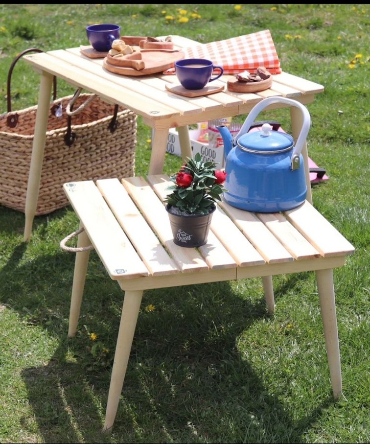 Katlanır Ahşap Masa - Görsel 2