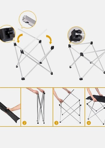 Haegs Ultralight Katlanır Kamp
Sehpast - Görsel 2