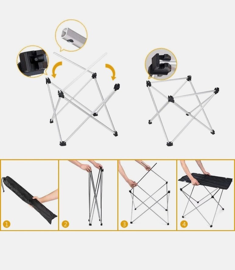 Haegs Ultralight Katlanır Kamp
Sehpast - Görsel 2