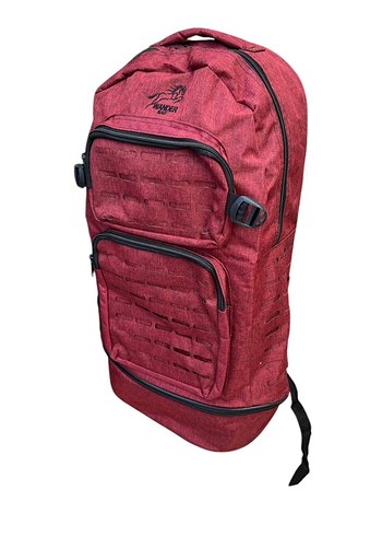 Bordo Renkli Fermuarlı Erkek Sırt Çantası - Görsel 2