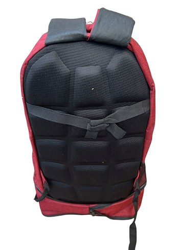 Bordo Renkli Fermuarlı Erkek Sırt Çantası - Görsel 4