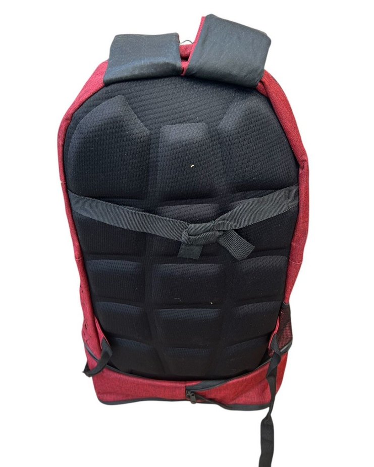 Bordo Renkli Fermuarlı Erkek Sırt Çantası - Görsel 4