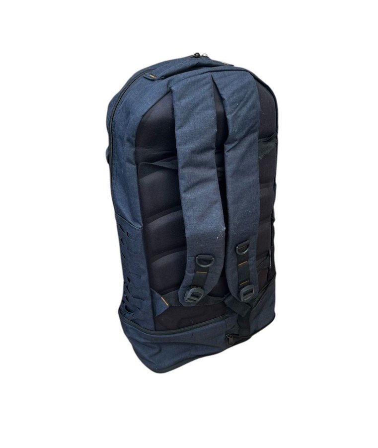 Lacivert Desenli Fermuarlı Erkek Sırt Çantası - Görsel 3