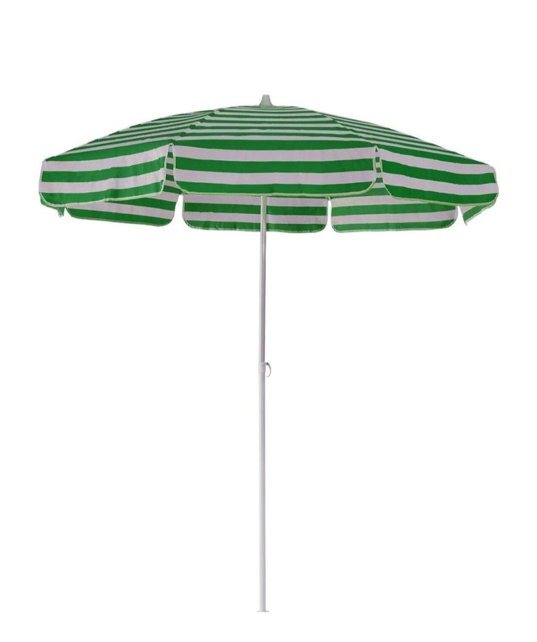 Yeşil Çizgili Plaj Şemsiyesi - Görsel 3