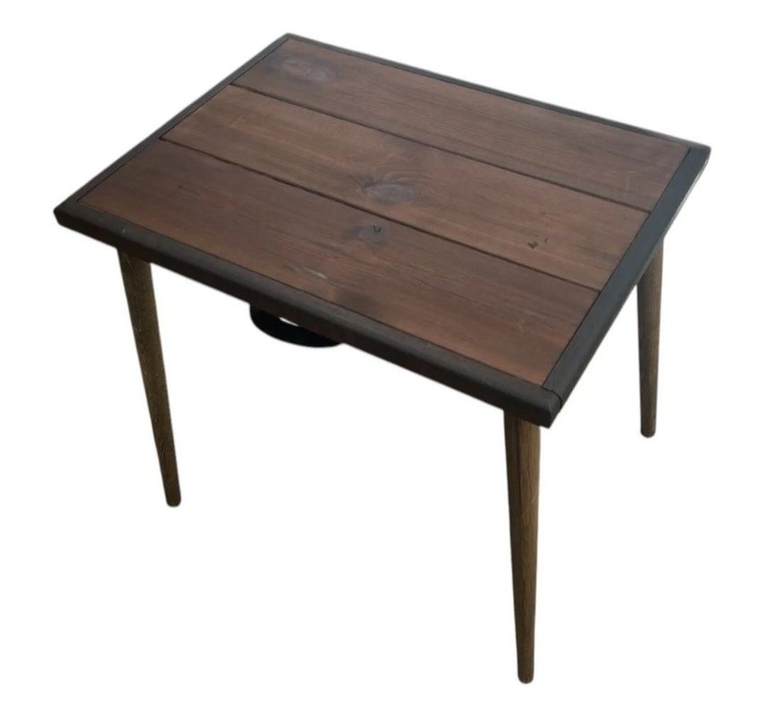 Koyu Kahverengi Ahşap Masa - Görsel 3