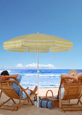 200 Cm Plaj Şemsiyesi, Bahçe
Şemsiyesi, Balkon Şemsiyesi - Görsel 5