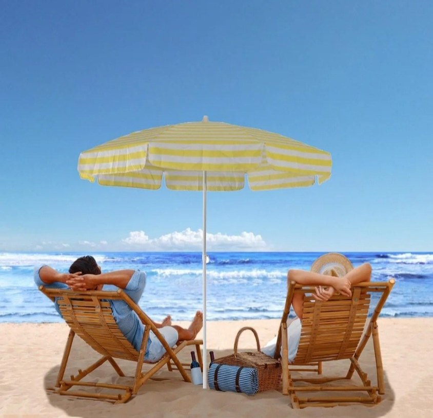 200 Cm Plaj Şemsiyesi, Bahçe
Şemsiyesi, Balkon Şemsiyesi - Görsel 5