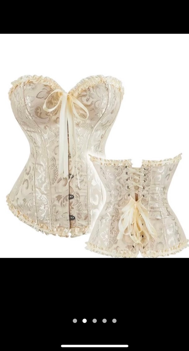 Dantel İşlemeli Beyaz Straplez Büstiyer - Görsel 4
