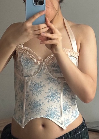 Dantel Detaylı Straplez Pembe Büstiyer - Görsel 2