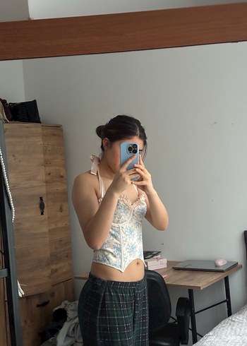 Dantel Detaylı Straplez Pembe Büstiyer - Görsel 3