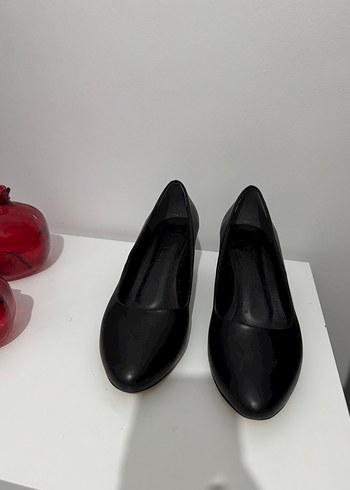 Klasik Siyah Topuklu Kadın Stiletto - Görsel 3