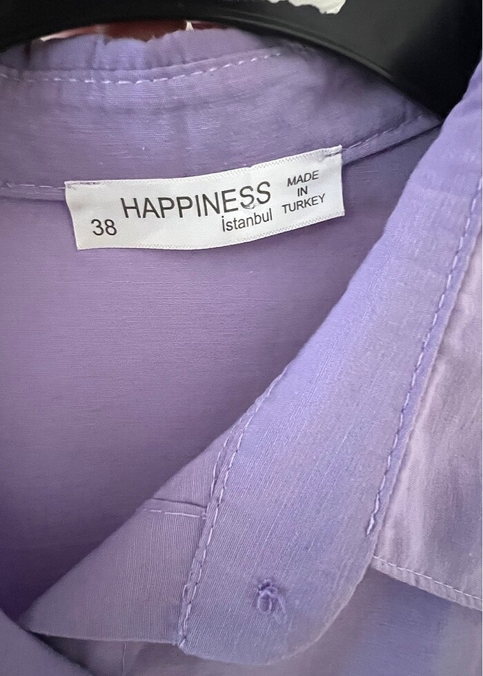 Düz mor Gömlek - Görsel 3