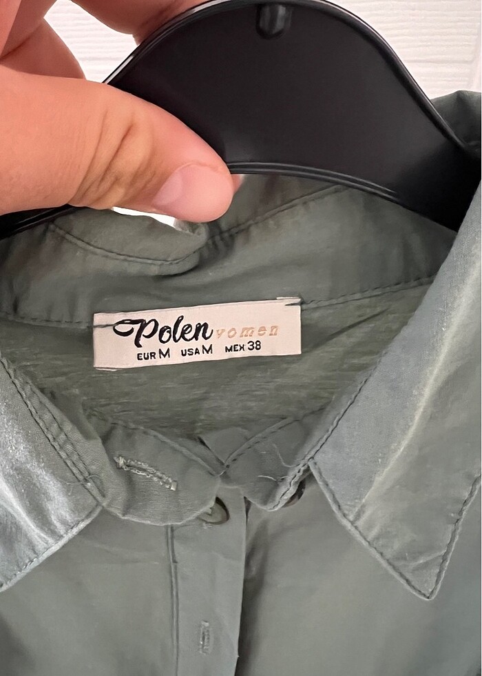 Yeşil tunik gömlek - Görsel 3