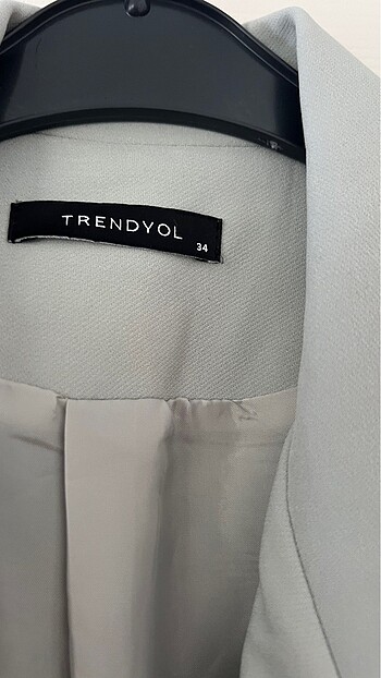 Şık Gri Trendyol Blazer Ceket - Görsel 5