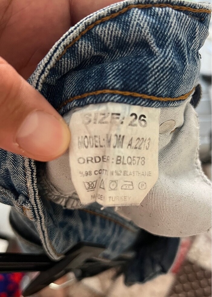 Mavi kot pantolon - Görsel 3