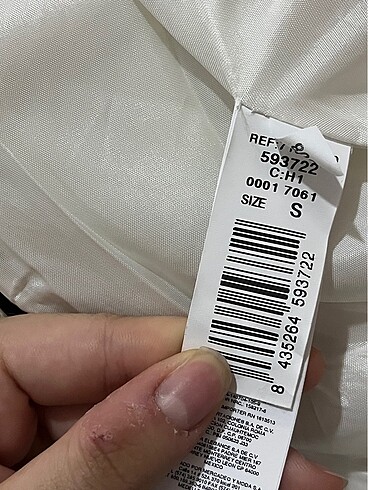 s Beden ten rengi Renk Mango ceket