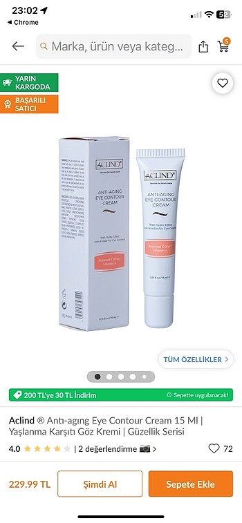 Aclind Anti-Aging Eye Contour Cream