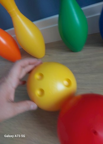 Renkli Bowling Oyuncak Seti - Görsel 2