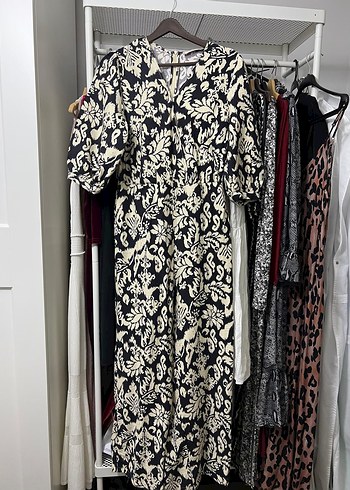 Mango MNG Baskılı Uzun Kadın Kimono