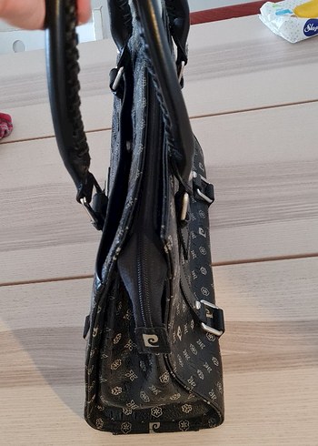 Pierre Cardin Siyah Deri Tokalı Çanta - Görsel 11