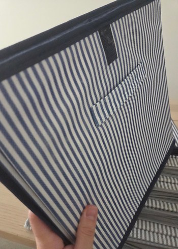 Gri Çizgili Dolap Düzenleyici Seti - Görsel 2