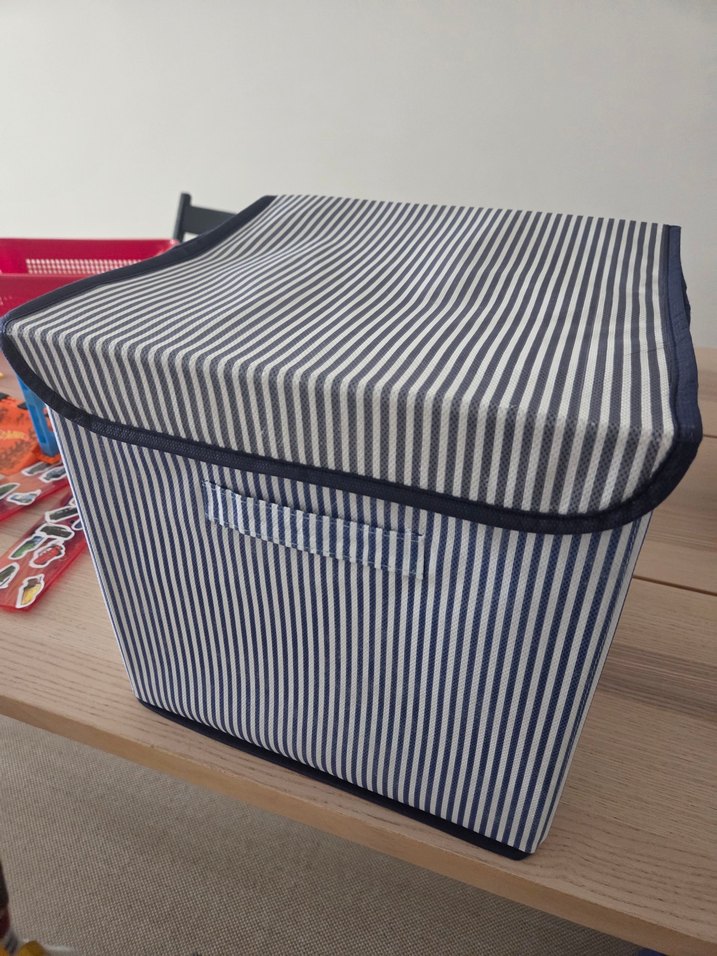 Gri Çizgili Dolap Düzenleyici Seti - Görsel 3