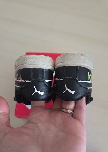 Çocuk Siyah Puma Spor Ayakkabı - Görsel 6