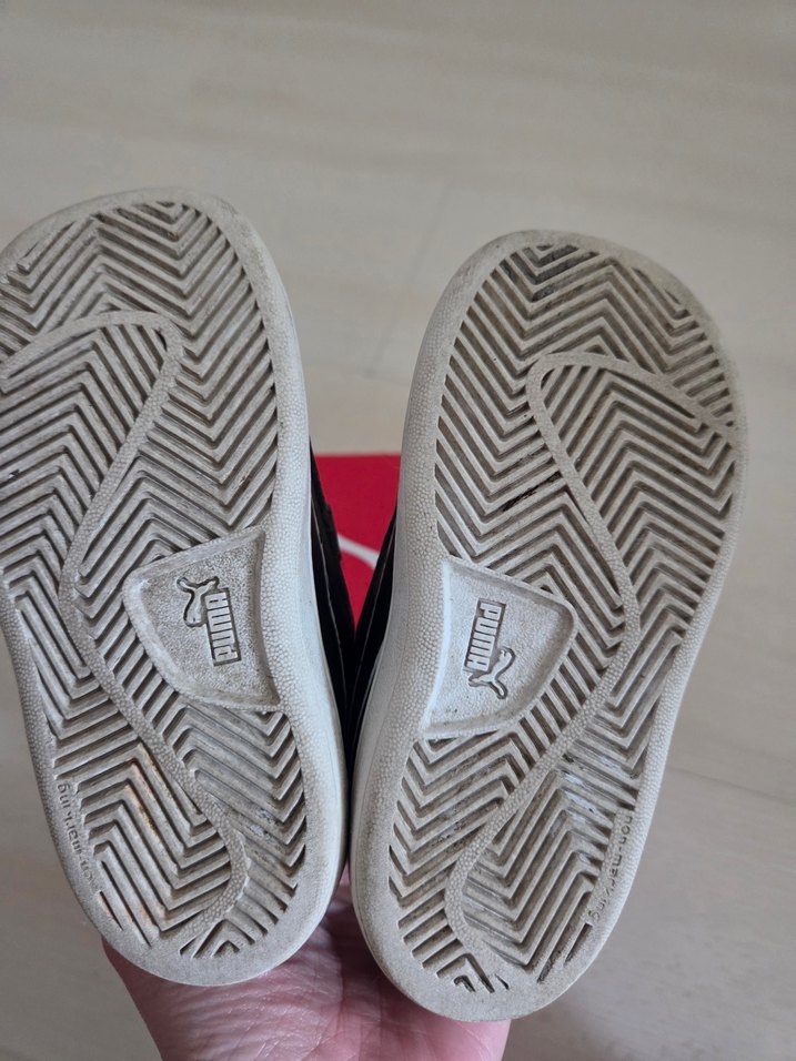 Çocuk Siyah Puma Spor Ayakkabı - Görsel 5