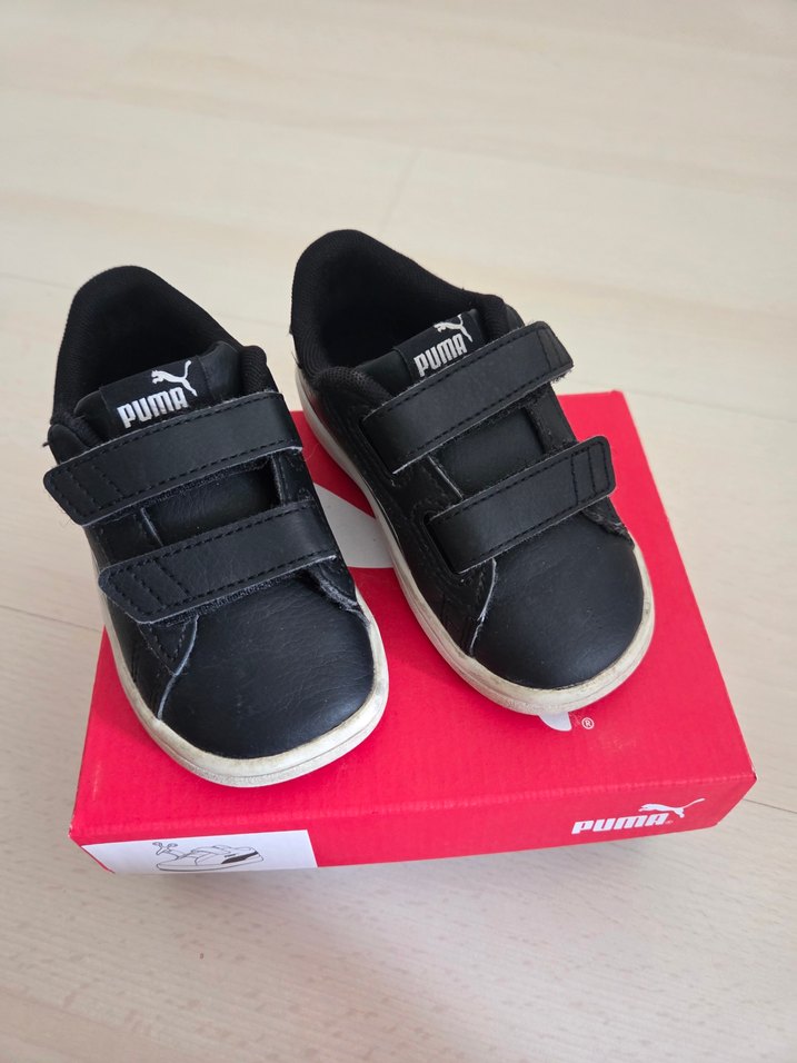 Çocuk Siyah Puma Spor Ayakkabı - Görsel 3