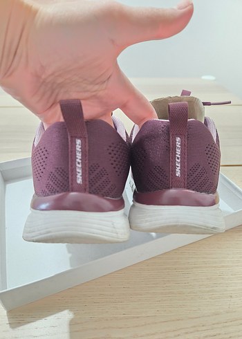 Skechers bordo kadın Spor Ayakkabı - Görsel 4