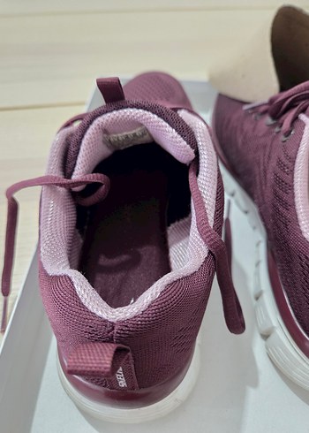 Skechers bordo kadın Spor Ayakkabı - Görsel 6