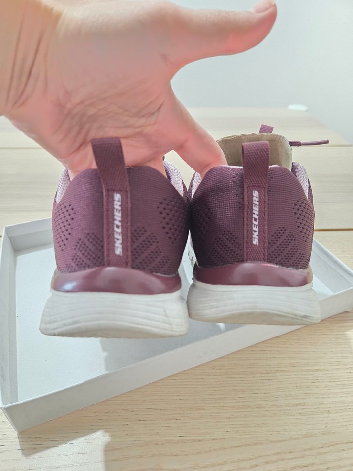 Skechers bordo kadın Spor Ayakkabı - Görsel 4