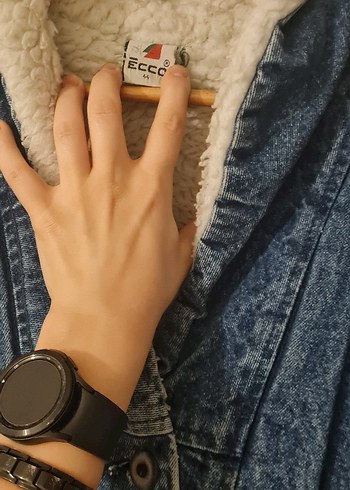 Düğmeli Mavi Erkek Denim Ceket - Görsel 6