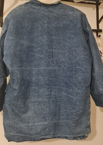 Düğmeli Mavi Erkek Denim Ceket - Görsel 8