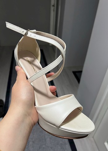 Topuklu Kadın Abiye / Gelin Ayakkabı - Görsel 5