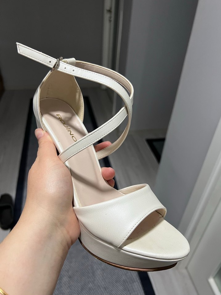 Topuklu Kadın Abiye / Gelin Ayakkabı - Görsel 5