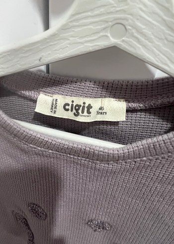 Cigit Nakışlı Kız Sweatshirt - Görsel 2