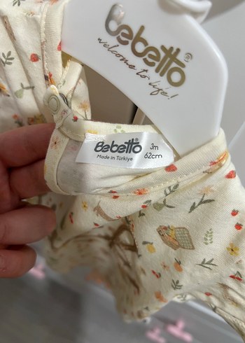 Bebek Kız Örme Baskılı Kısa Kollu Takım - Görsel 2